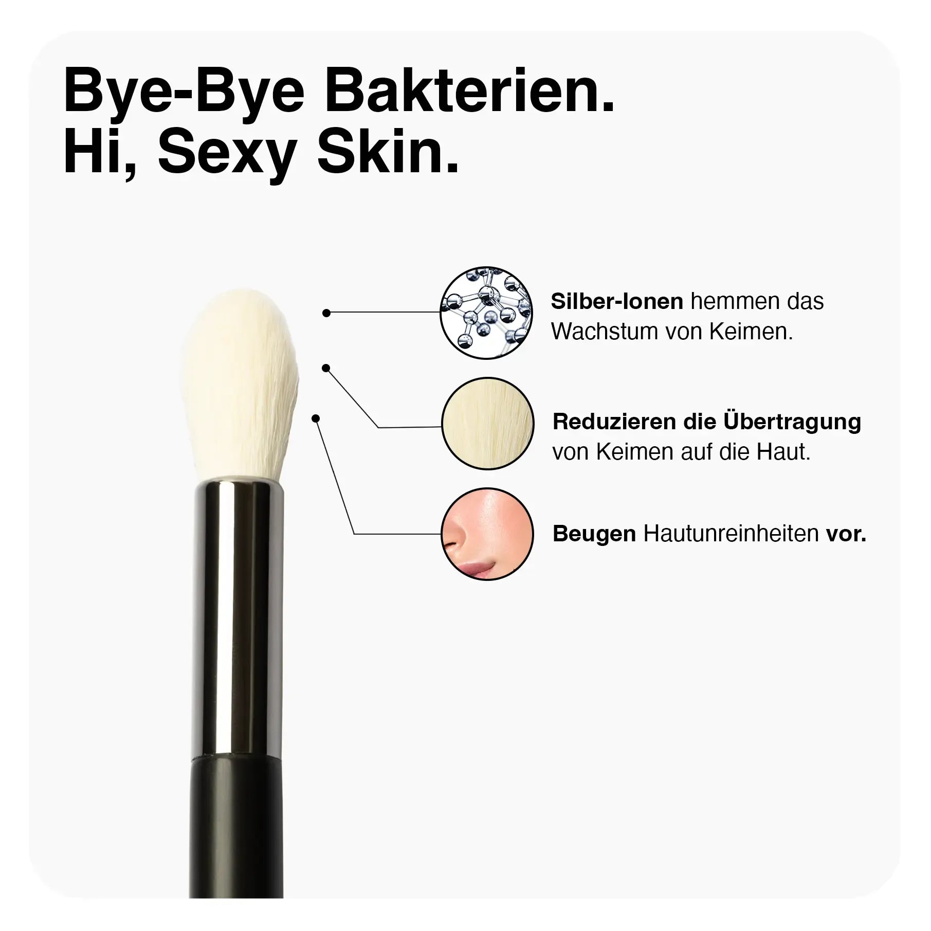 Antibakterieller Highlight Brush